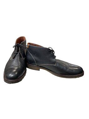 Johnston Murphy mens brown sheepskin leather chukka ankle boots sz 14M SKU 10757